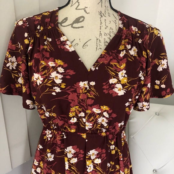 [🔆2 for $30🔆] NWT Isabel & Ingrid Floral V-Neck Maternity Dress - Picture 4 of 11